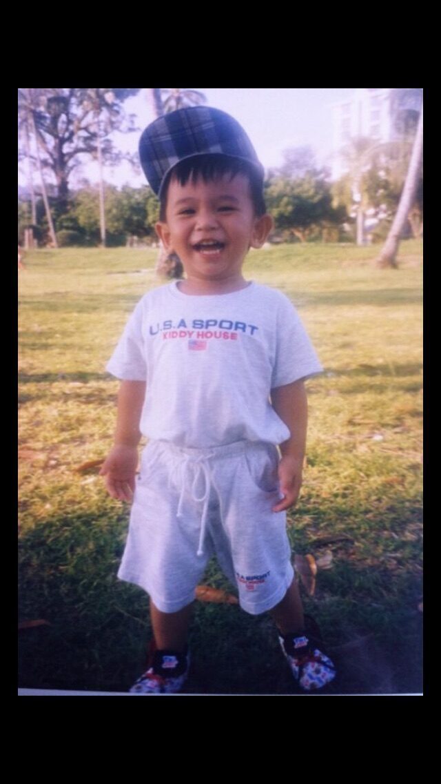 Guo Jie as a child in Langkawi